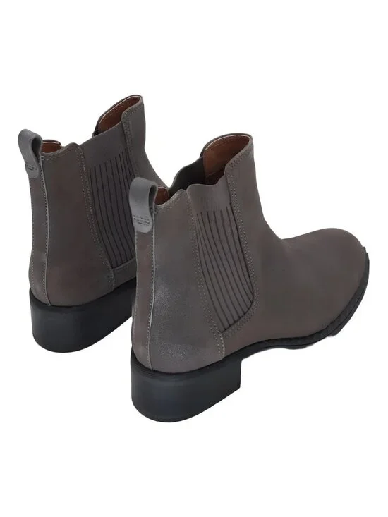 Gentle Souls by Kenneth Cole Elastic Chelsea Ankle Boots Mineral US 10 M EU 41 - Picture 3 of 6